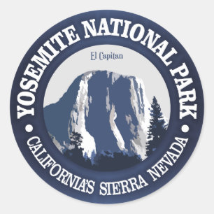 Adesivo Redondo Yosemite 2