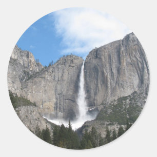 Adesivo Redondo Yosemite Falls superior