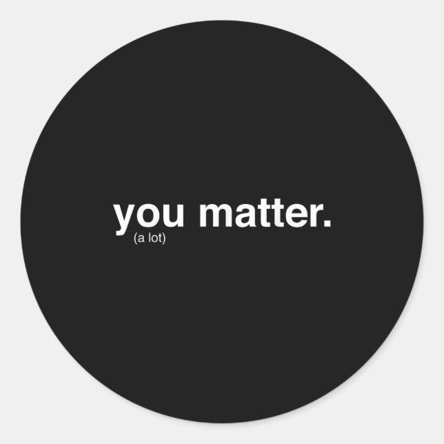 Adesivo Redondo You Kindness A Lot  (Frente)