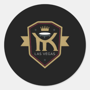 Adesivo Redondo Young Tigers Kava Club Las Vegas