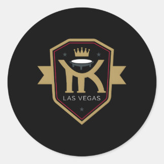 Adesivo Redondo Young Tigers Kava Club Las Vegas