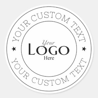 Adesivo Redondo Your Custom Logo
