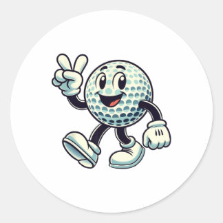 Adesivo Redondo Youth Golf Player Boys Golf Funny 