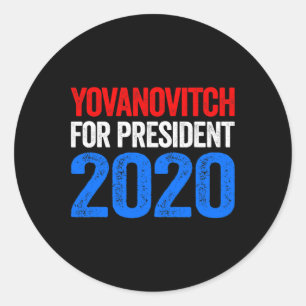 Adesivo Redondo Yovanovitch Para Presidente Impeachment Trump Ucrâ