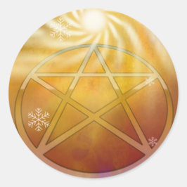 Adesivo Redondo Yule Sun