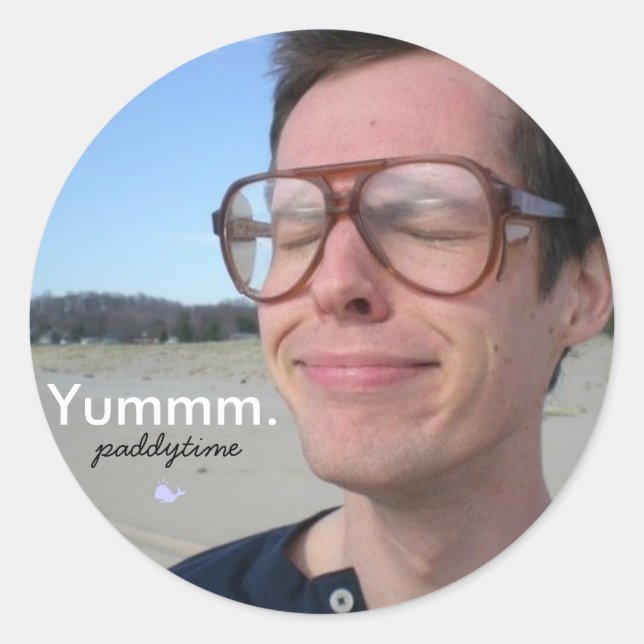 Adesivo Redondo yumm (Frente)