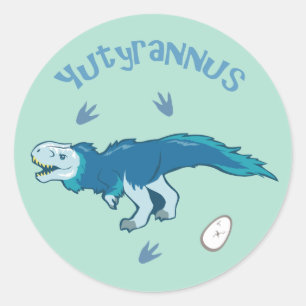 Adesivo Redondo Yutyrannus bonito