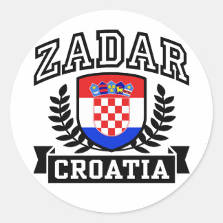 Adesivo Redondo Zadar Croácia