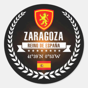 Adesivo Redondo Zaragoza