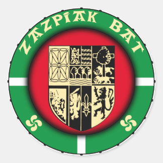 Adesivo Redondo zazpiak bat sticker