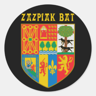 Adesivo Redondo Zazpiak Bat Sticker