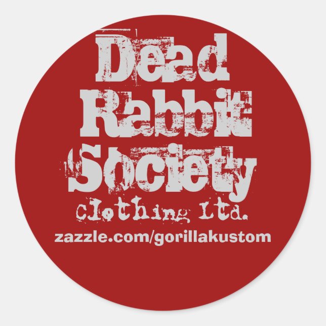 Adesivo Redondo Zazzle Sticker (Frente)