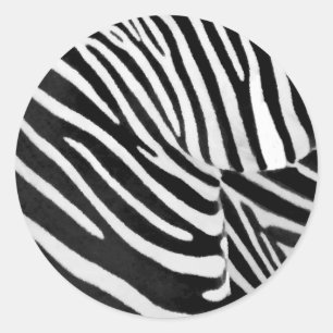 Adesivo Redondo Zebra Stripes#3_