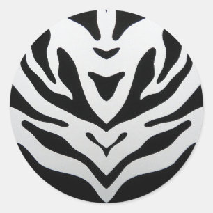 ADESIVO REDONDO ZEBRA STRIPES ABSTRATO