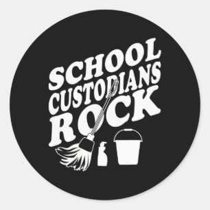 Adesivo Redondo Zeladores Escolares Voltando às Aulas - Aplicativ