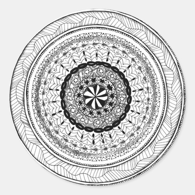 Adesivo Redondo Zendala "Meer" Round Sticker (Frente)