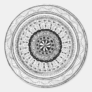 Adesivo Redondo Zendala "Meer" Round Sticker