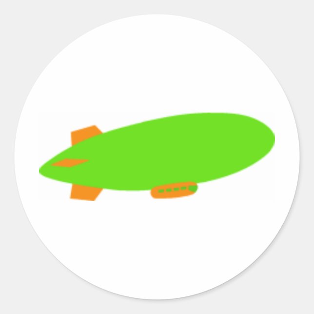 Adesivo Redondo Zeppelin (Frente)