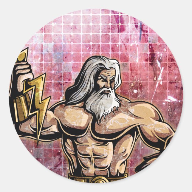 Adesivo Redondo Zeus (Frente)