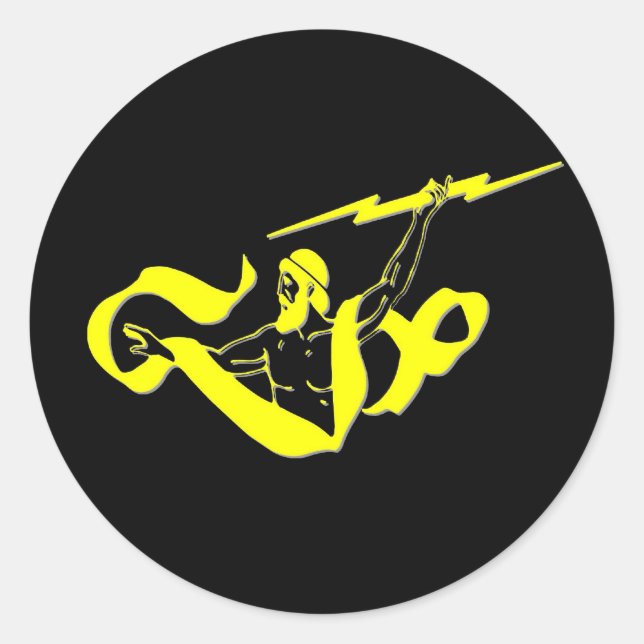 Adesivo Redondo Zeus (Frente)