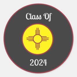 Adesivo Redondo Zia Sun