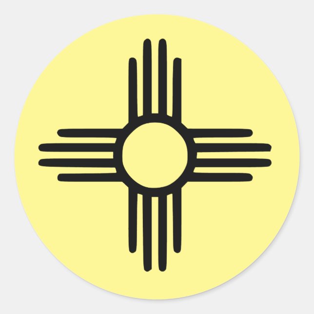 Adesivo Redondo Zia Sun (Frente)