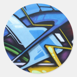 Adesivo Redondo Ziguezague