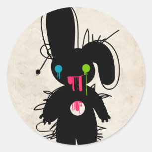 Adesivo Redondo Zombi Piñata