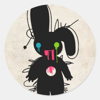 Adesivo Redondo Zombie Piñata