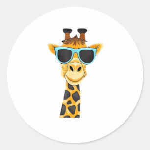 Adesivo Redondo Zookeeper Tripulação Selvagem Impressão Afro - Esq