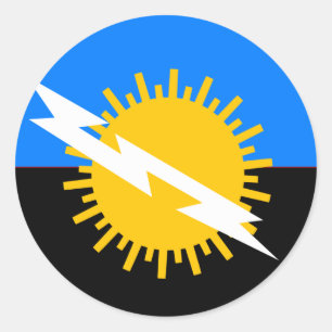 Adesivo Redondo Zulia, bandeira da Venezuela