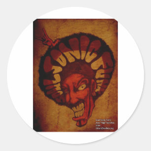 Adesivo Redondo Zulu soulsonic funk