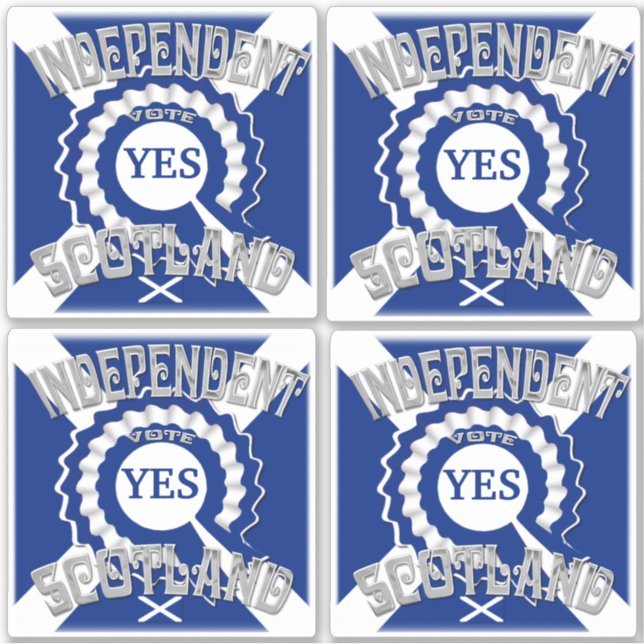 Adesivo Referendo sobre a independência escocesa (Frente)