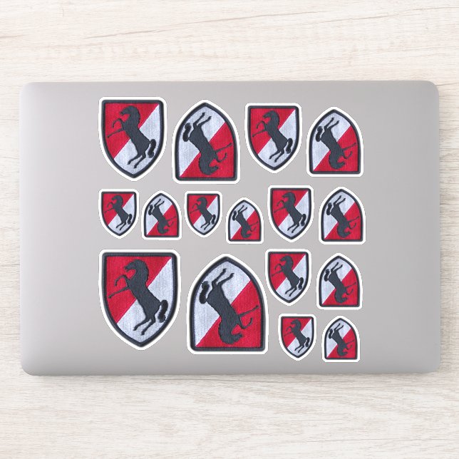 Adesivo Regimento de Cavalaria 11 blindada Fort Meade (Computador)