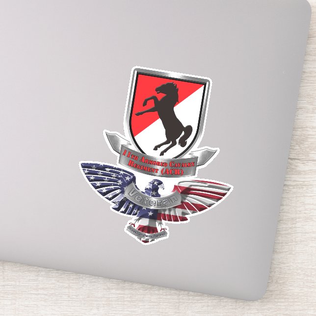 Adesivo Regimento Veterano de Cavalaria 11 blindada (Detalhe)