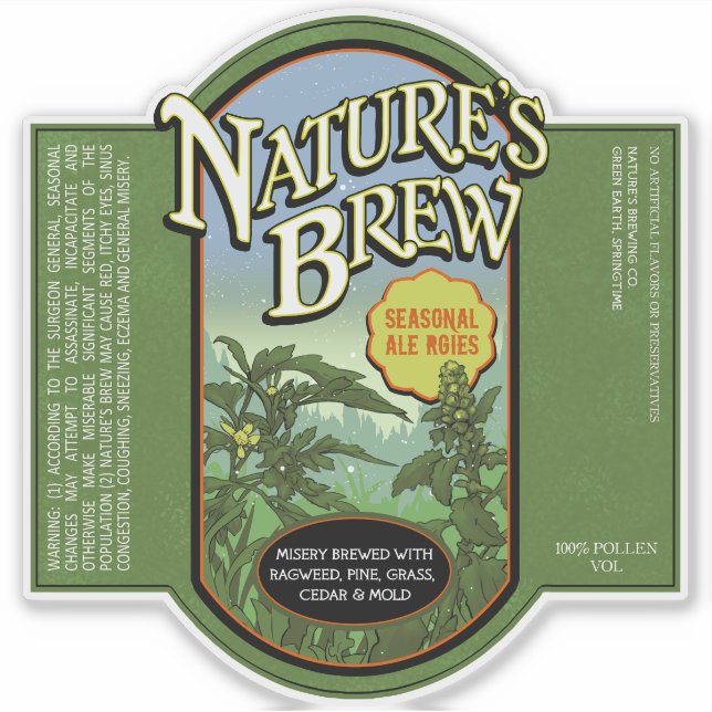 Adesivo Regimes sazonais (Frente)