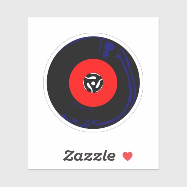 Adesivo Registro do Solteiro de 45 RPM (Folha)