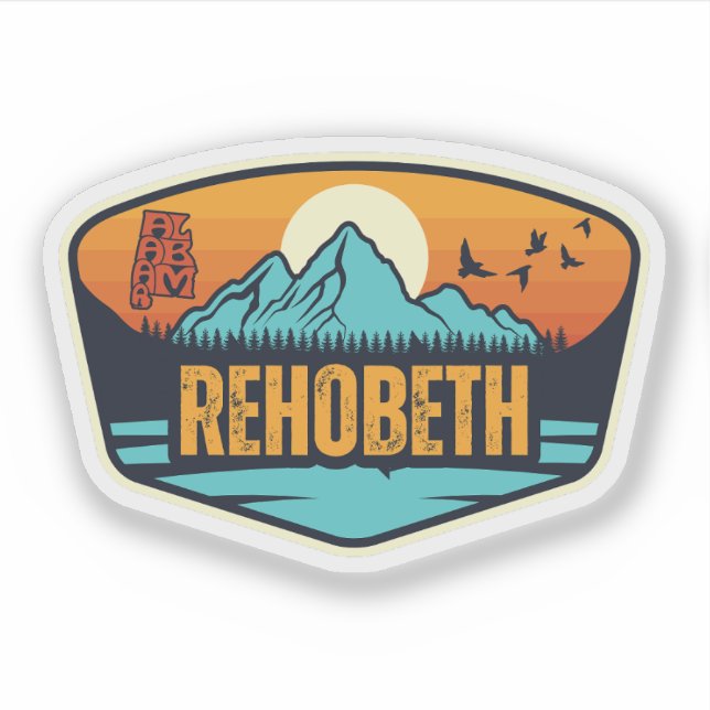 Adesivo Rehobeth, Alabama (Frente)