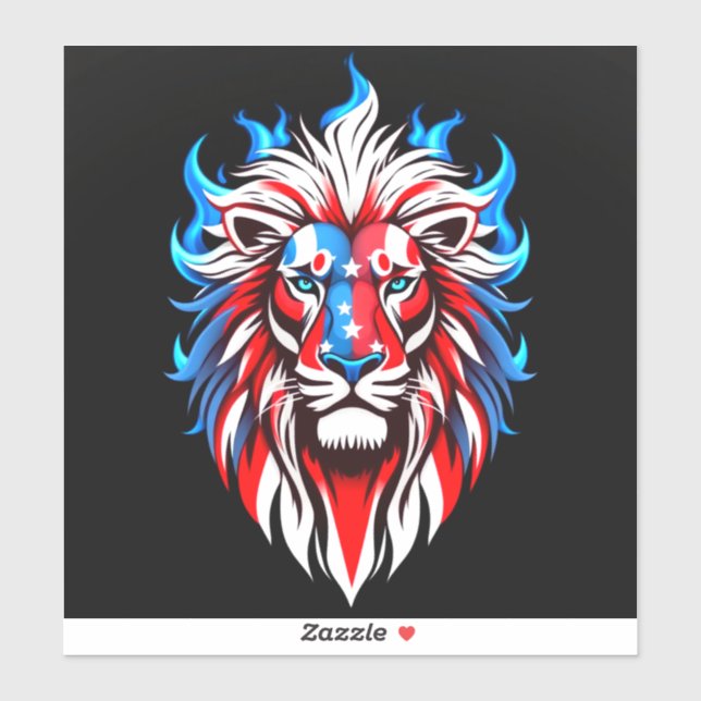 Adesivo Rei da América (Folha)