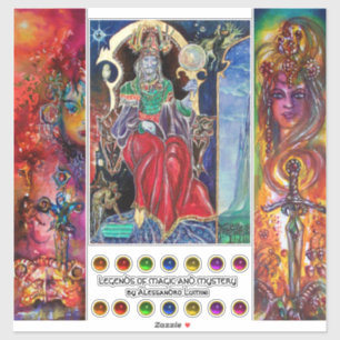 Adesivo Rei do mágico, espadas épicos, Excalibur,