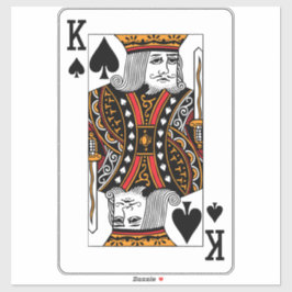 Adesivo Rei dos Espadas