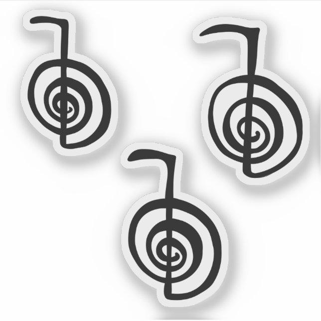 Adesivo Reiki: Cho Ku Rei: O Pacote do Sticker do Símbolo  (Frente)