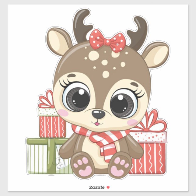 Adesivo Reindeer Sticker (Folha)