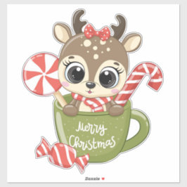 Adesivo Reindeer Sticker