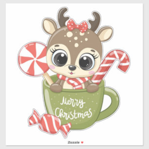 Adesivo Reindeer Sticker