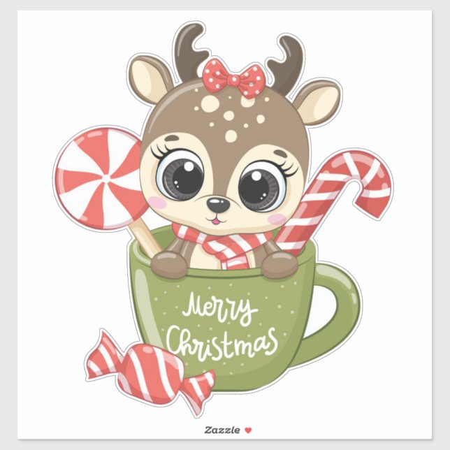 Adesivo Reindeer Sticker (Folha)