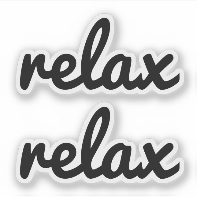 Adesivo Relaxe (Frente)