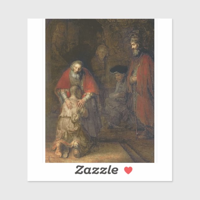 Adesivo Rembrandt - Regresso Do Filho Prodígio (Folha)