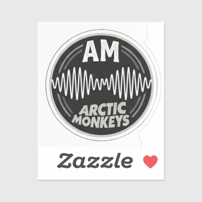 Adesivo Remendos de Textura Soundwave Arctic Monkeys AM (Folha)