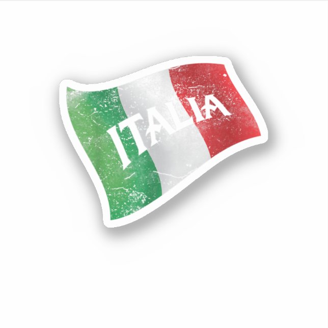 Adesivo Repubblica Italiana I'm Italian I Love Italy Gift  (Frente)